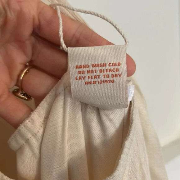 Pink Blush NWT Cream Boho Color Elopement/ Casual Wedding Maxi Dress size Small - Picture 8 of 11